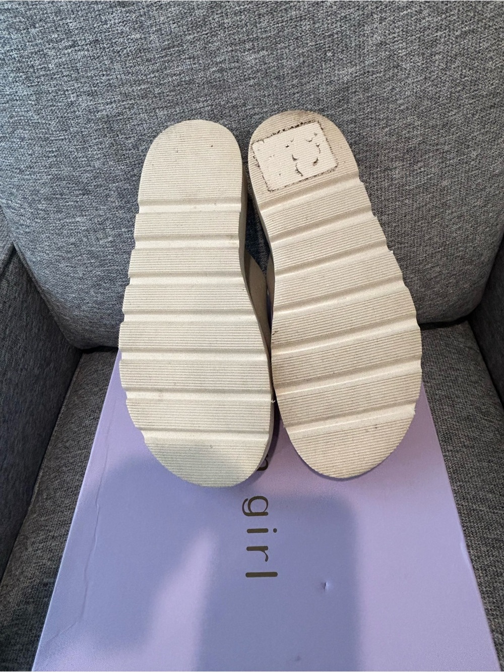 Madden Girl Mythical Buckle Platform Sandals in Bone Size 6 - Picture 3 of 6